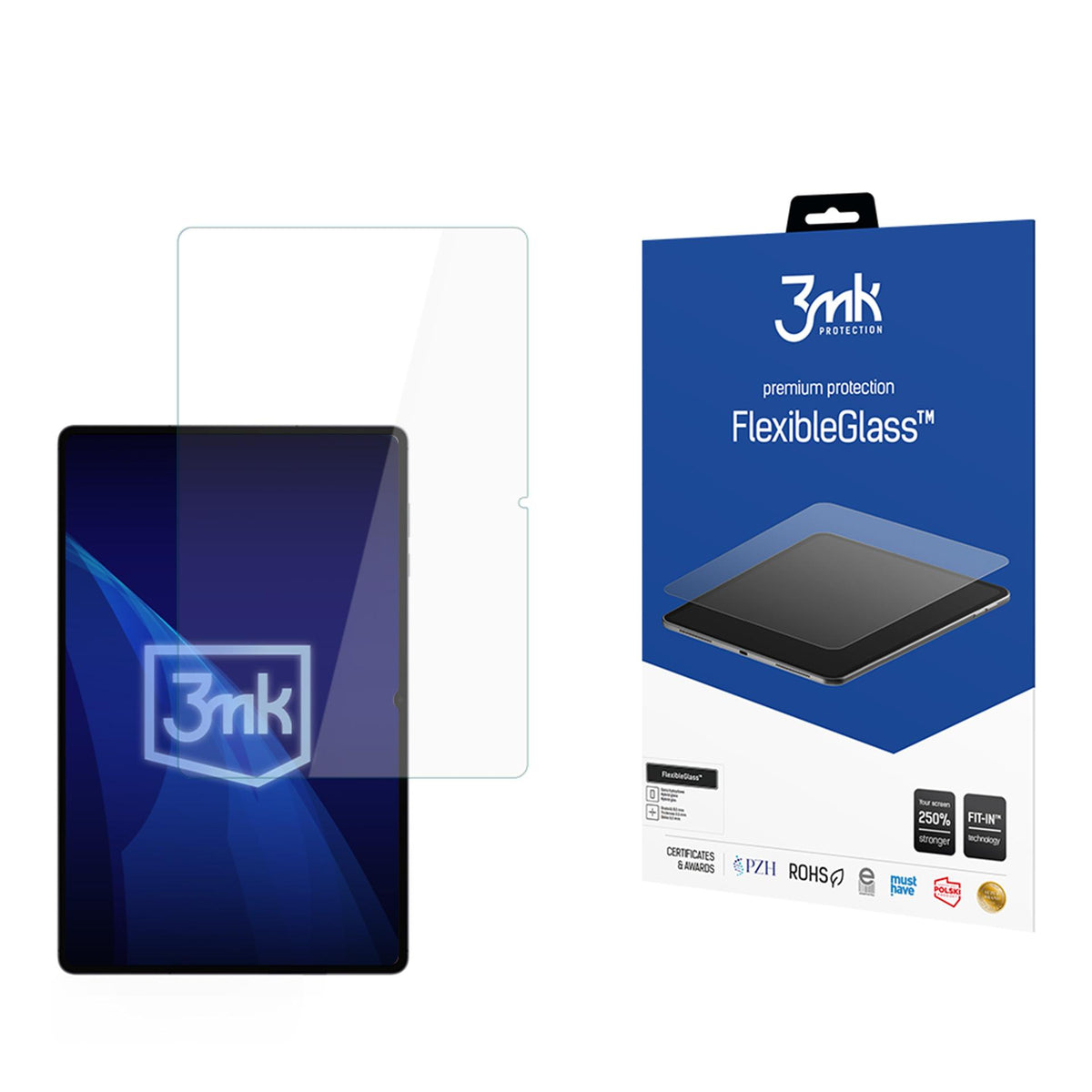 3mk FlexibleGlass hibridinis stiklas, skirtas Samsung Galaxy Tab S11 Ultra -- Samsung Galaxy Tab S11 Ultra