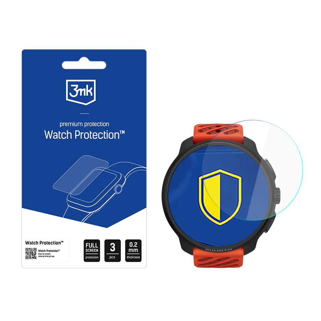 3mk Watch Protection FlexibleGlass hibridinis stiklas skirtas Suunto Race 2 išmaniojo laikrodžio ekranui -- Suunto Race 2