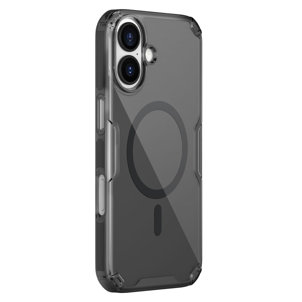 Nillkin Nature TPU Pro magnetinis dėklas, suderinamas su MagSafe, skirtas iPhone 17 - Translucent Black