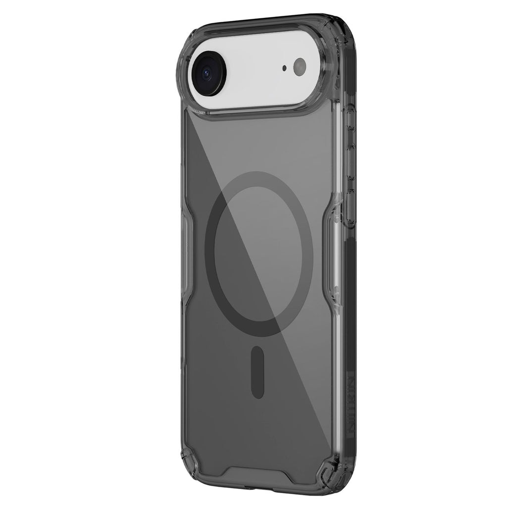 Nillkin Nature TPU Pro magnetinis dėklas, suderinamas su MagSafe, skirtas iPhone 17 Air - Translucent Black