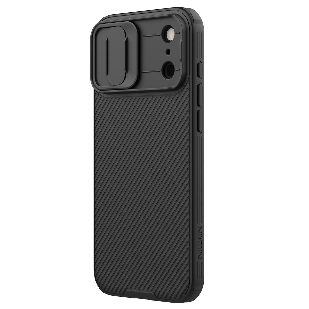 Nillkin CamShield Pro magnetinis dėklas, suderinamas su MagSafe, skirtas iPhone 17 Pro Max - Black