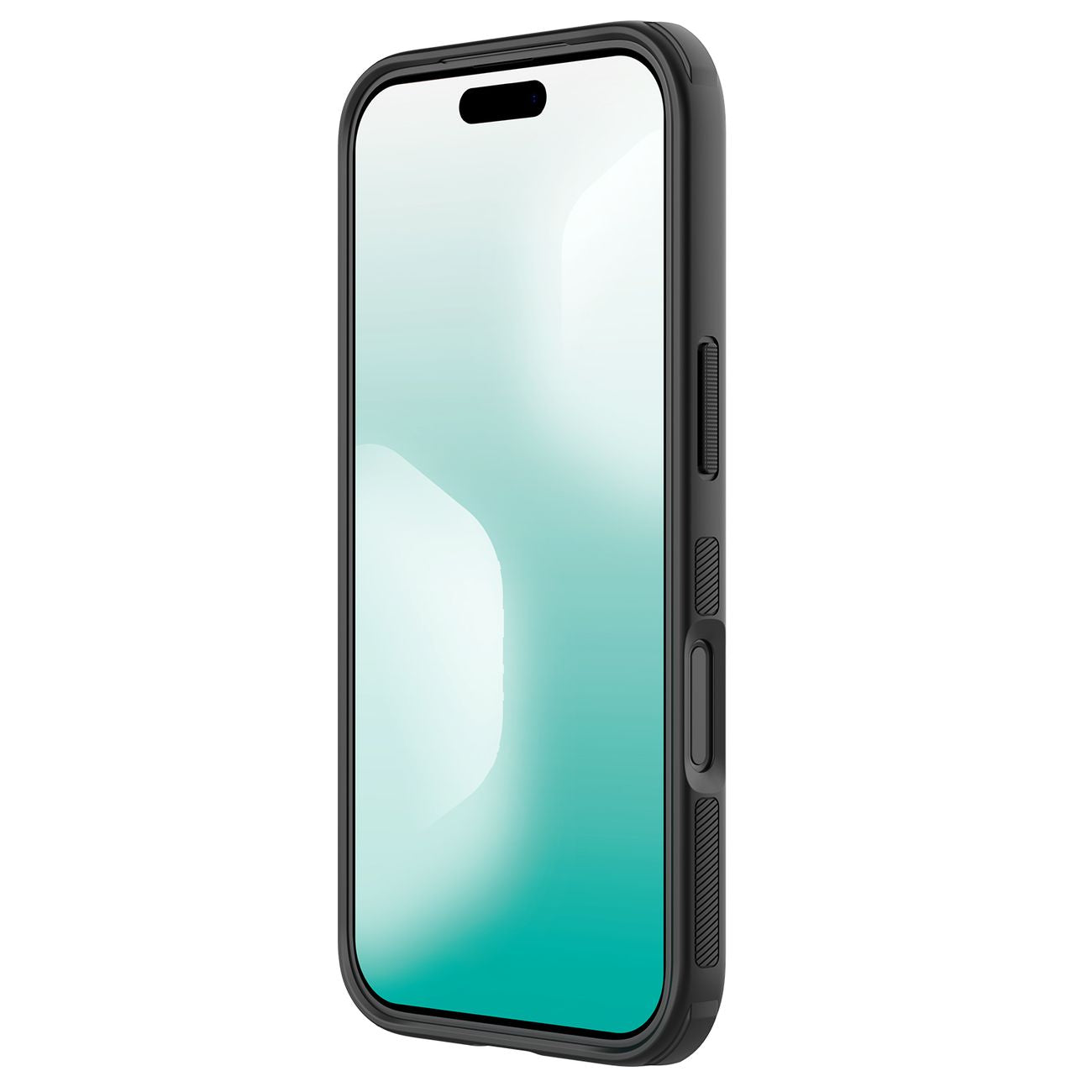 Nillkin Super Frosted Shield Pro magnetinis dėklas suderinamas su MagSafe iPhone 17 Pro - Juodas -- iPhone 17 Pro