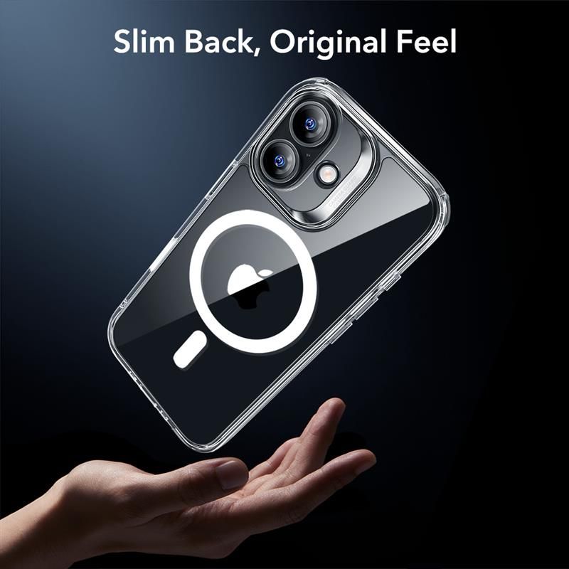 ESR Classic Hybrid MagSafe dėklas iPhone 17 + stiklas -- iPhone 17