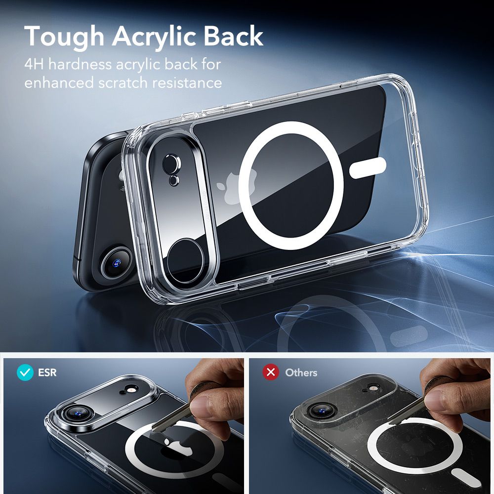 ESR Classic Hybrid MagSafe rinkinys iPhone 17 Air – skaidrus -- iPhone 17 Air