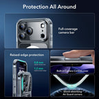 ESR Classic Hybrid MagSafe dėklas + stiklas iPhone 17 Pro Max -- Cell phone tempered glass