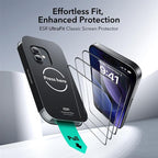 ESR UltraFit grūdintas stiklas iPhone 16 Pro / 17 (2 vnt.) – skaidrus -- iPhone 16 Pro / iPhone 17