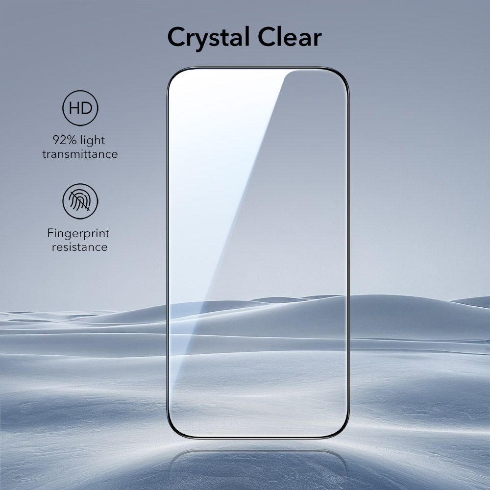 ESR UltraFit grūdintas stiklas iPhone 17 Pro – 2 vnt. -- iPhone 17 Pro