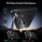 ESR Armorite kameros stiklas iPhone 16/17 – juodas -- iPhone 16 / iPhone 16 Plus / iPhone 17