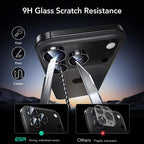 ESR Armorite kameros apsauginis stiklas iPhone 14–17 Pro/Max – juodas -- iPhone 14 Pro / iPhone 14 Pro Max / iPhone 15...