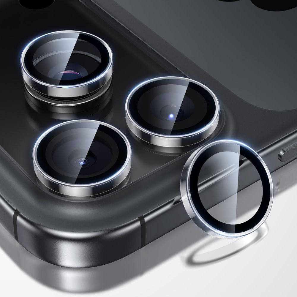 ESR Armorite kameros stiklas iPhone 14–17 Pro/Pro Max -- iPhone 14 Pro / iPhone 14 Pro Max / iPhone 15 Pro / iPhone 15...