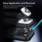 ESR Armorite kameros stiklas iPhone 14–17 Pro/Pro Max -- iPhone 14 Pro / iPhone 14 Pro Max / iPhone 15 Pro / iPhone 15...