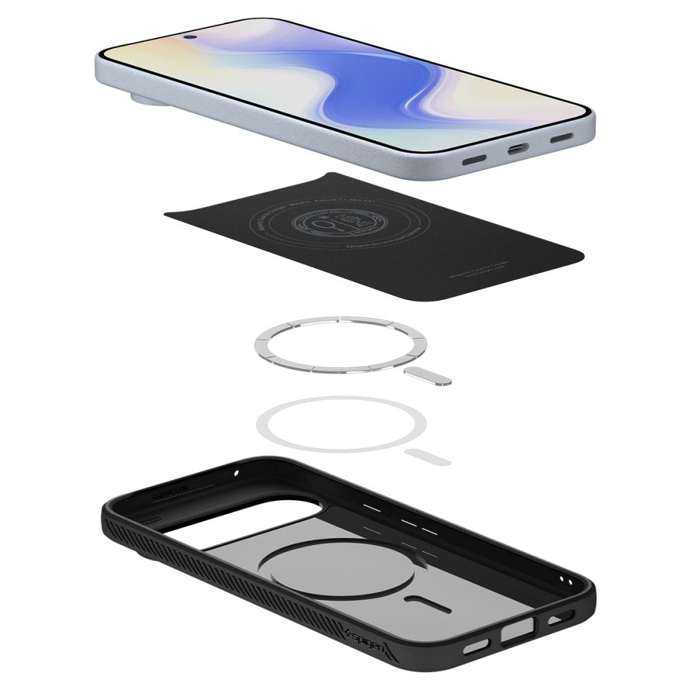 Spigen Liquid Air MagSafe dėklas Pixel 10/10 Pro – juodas -- Google Pixel 10
