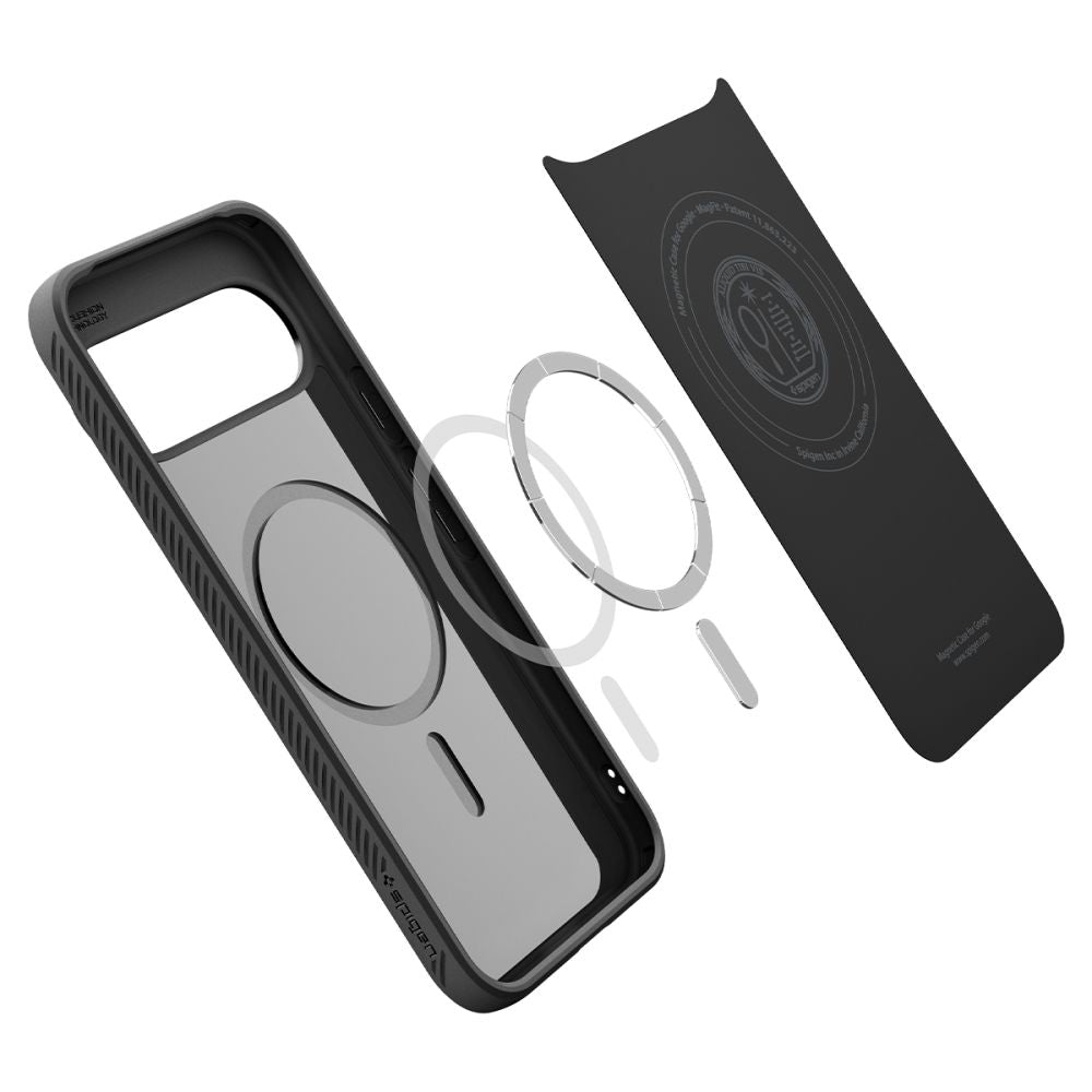 Spigen Liquid Air MagSafe dėklas Pixel 10/10 Pro – juodas -- Google Pixel 10