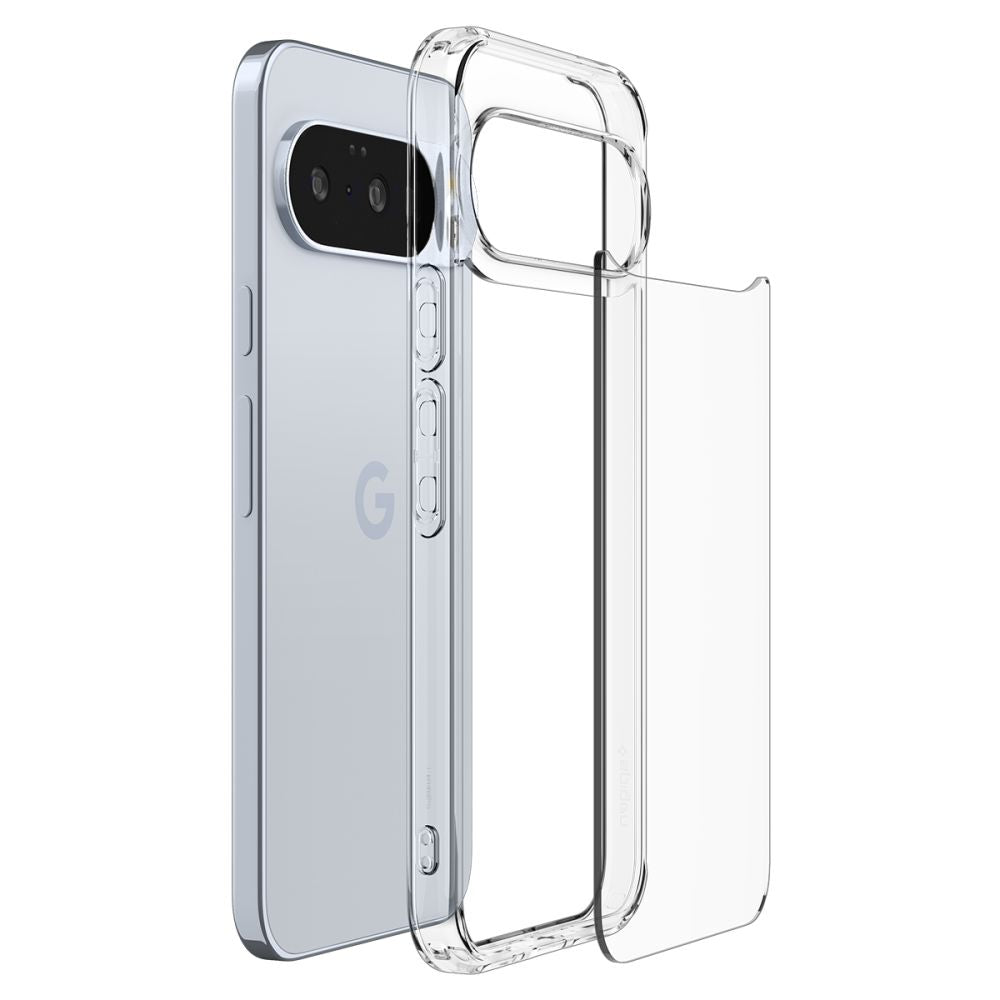 Spigen Ultra Hybrid dėklas Google Pixel 10/10 Pro – skaidrus