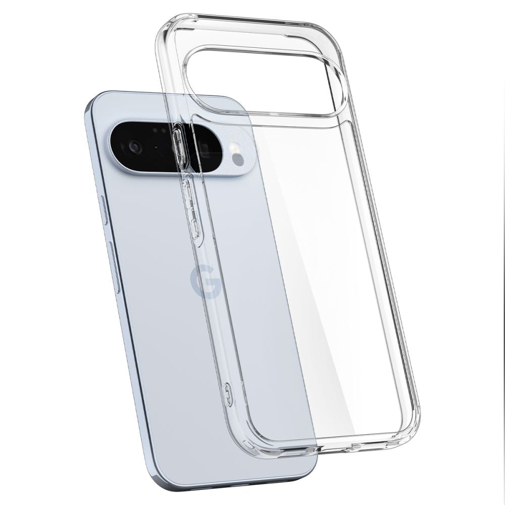 Spigen Ultra Hybrid dėklas Google Pixel 10/10 Pro – skaidrus