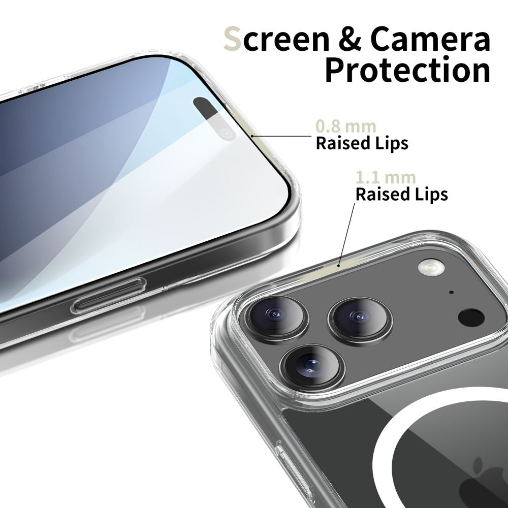 Tech-Protect FlexAir MagSafe dėklas iPhone 17 Pro Max – skaidrus -- iPhone 17 Pro Max