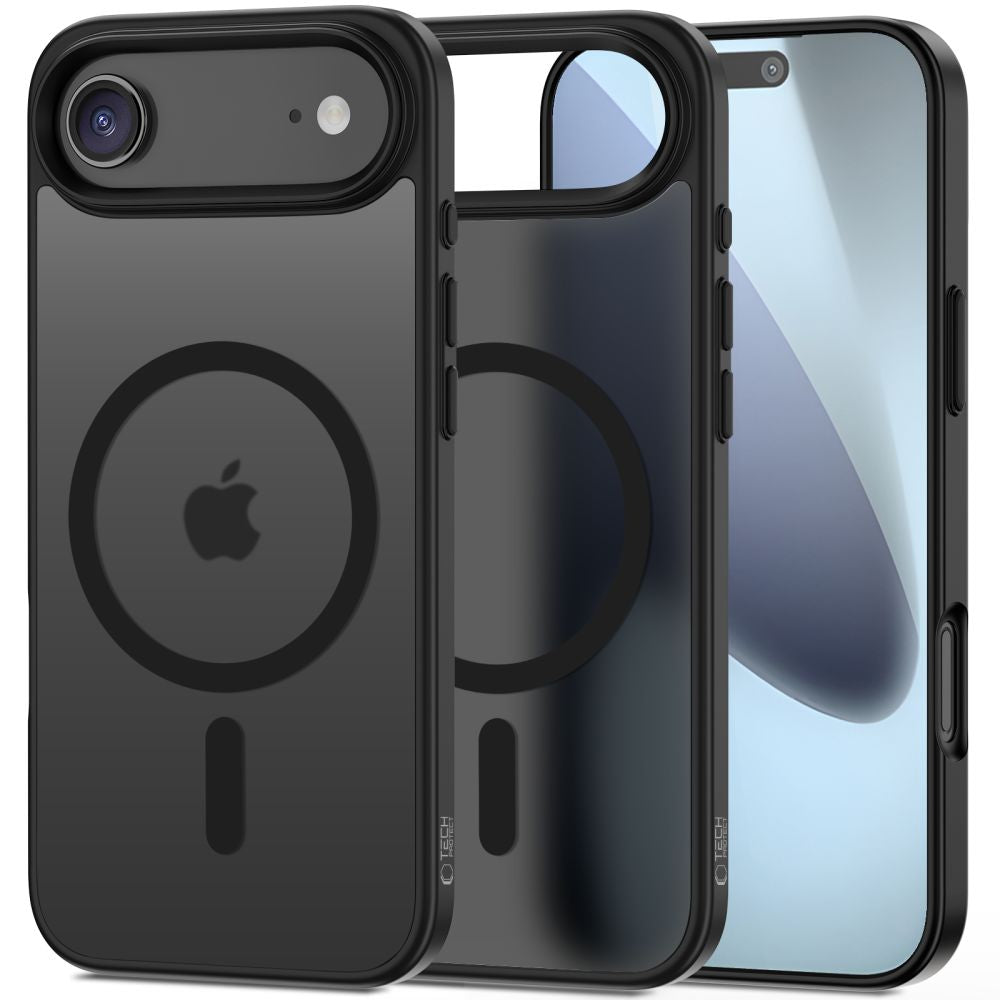 Tech-Protect MagMat MagSafe dėklas iPhone 17 Air – matinis juodas -- iPhone 17 Air