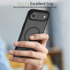 Tech-Protect MagMat MagSafe dėklas iPhone 17 Air – matinis juodas -- iPhone 17 Air