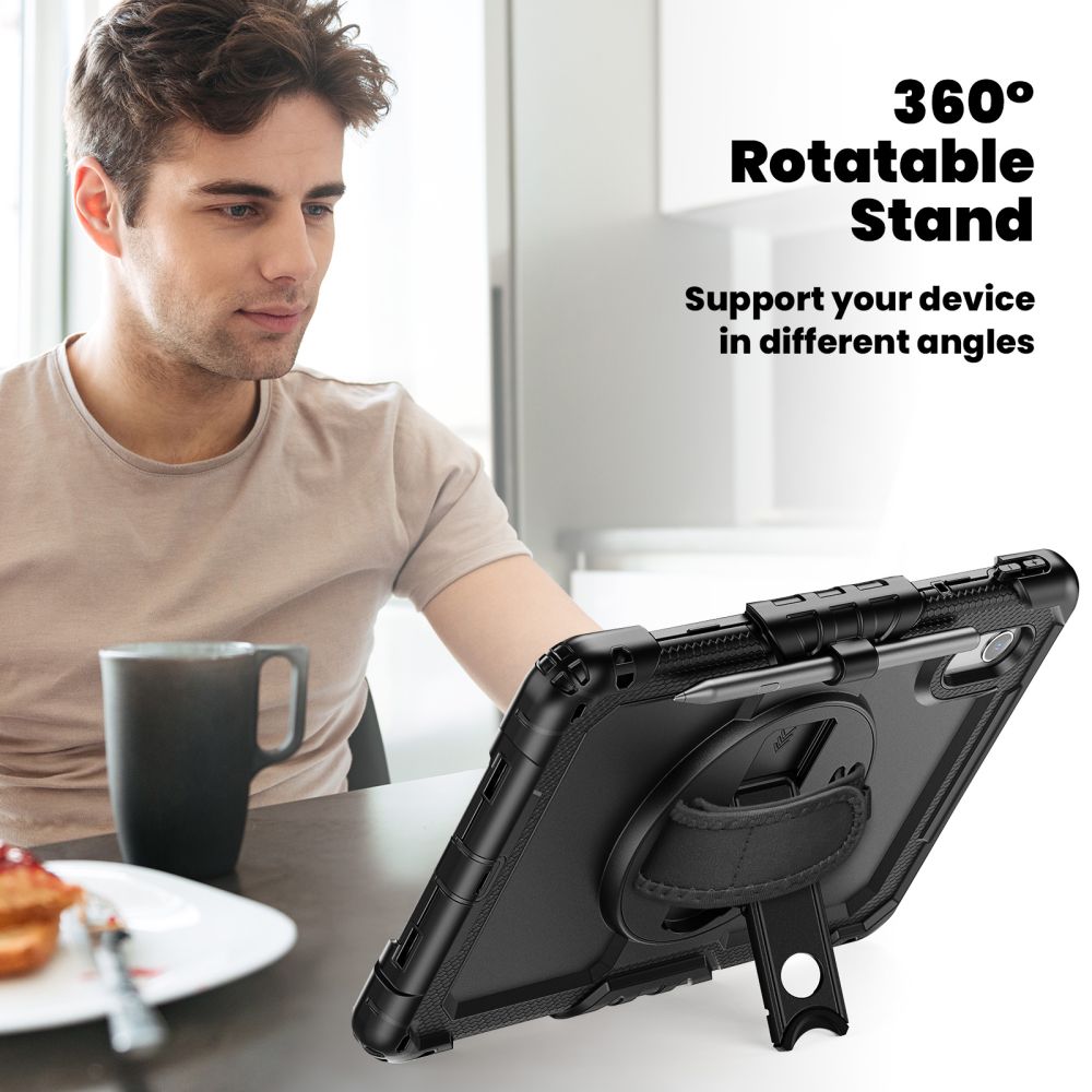 Tech-Protect Tvirtas dėklas, skirtas Lenovo Idea Tab 11.0 TB-336 – juodas