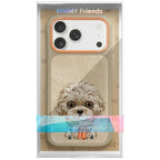 Nimmy Big Eyed Pet 2.0 Dog dėklas iPhone 17 Pro - Smėlinė -- iPhone 17 Pro