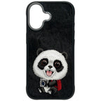 Nimmy Big Eyed Pet 2.0 Panda dėklas iPhone 17 - juodas
