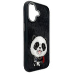 Nimmy Big Eyed Pet 2.0 Panda dėklas iPhone 17 - juodas