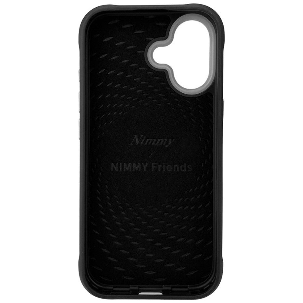 Nimmy Big Eyed Pet 2.0 Panda dėklas iPhone 17 - juodas