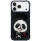 Nimmy Big Eyed Pet 2.0 Panda dėklas iPhone 17 Pro Max - Juoda -- iPhone 17 Pro Max
