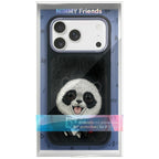 Nimmy Big Eyed Pet 2.0 Panda dėklas iPhone 17 Pro Max - Juoda -- iPhone 17 Pro Max