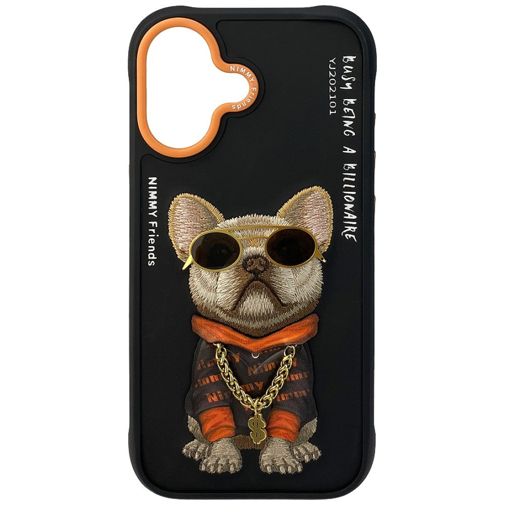 Nimmy Glasses Cool Dog dėklas iPhone 17 - Juoda -- iPhone 17
