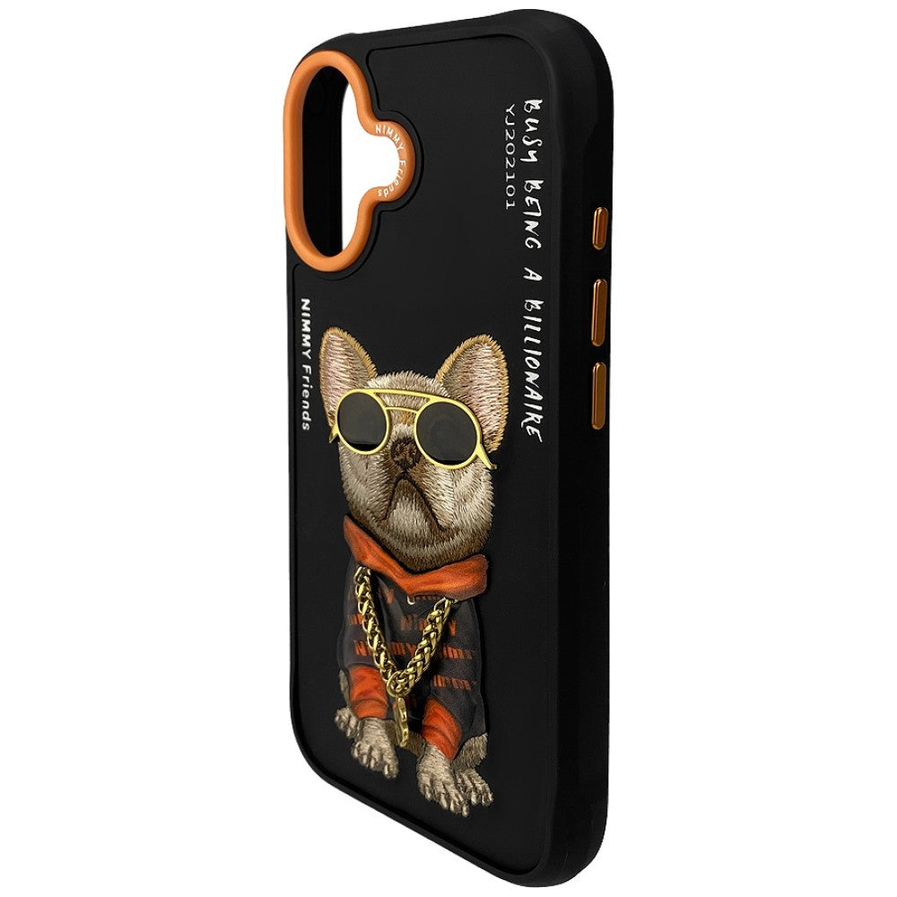 Nimmy Glasses Cool Dog dėklas iPhone 17 - Juoda -- iPhone 17