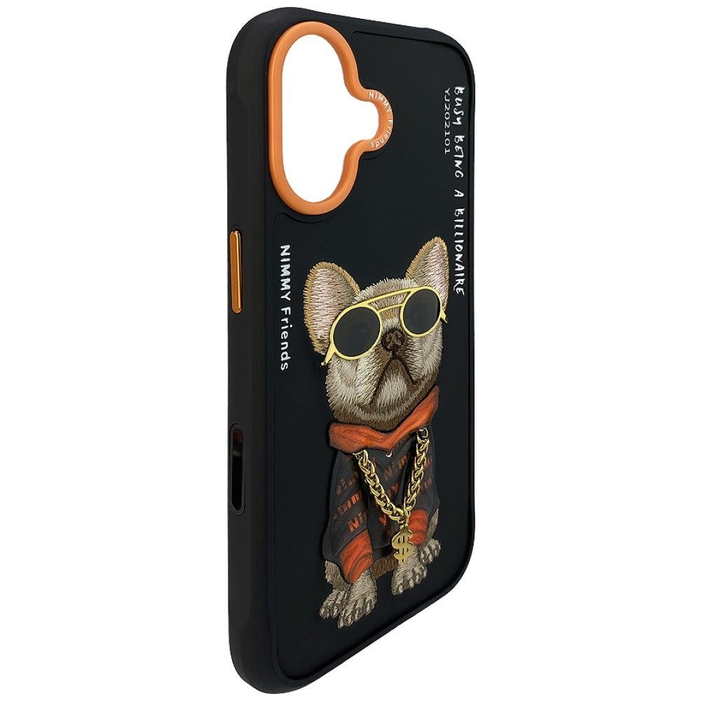 Nimmy Glasses Cool Dog dėklas iPhone 17 - Juoda -- iPhone 17