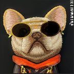 Nimmy Glasses Cool Dog dėklas iPhone 17 - Juoda -- iPhone 17
