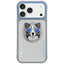 Nimmy Glasses Cool Dog MagSafe Dėklas, skirtas iPhone 17 Pro – pilkas