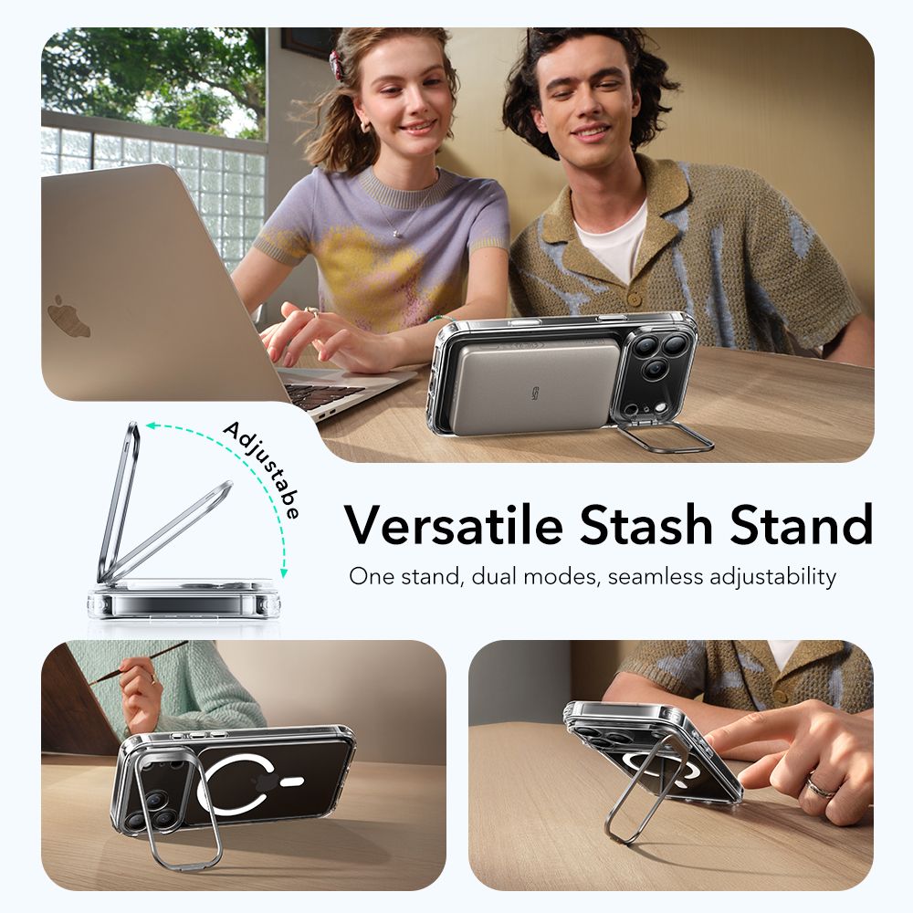 ESR MagSafe dėklas iPhone 17 Pro Max – skaidrus -- iPhone 17 Pro Max