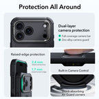 ESR Cyber ​​Kickstand MagSafe dėklas skirta iPhone 17 Pro - juodas -- iPhone 17 Pro
