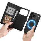 Tech-Protect Wallet MagSafe dėklas iPhone 17 Pro – juodas -- iPhone 17 Pro