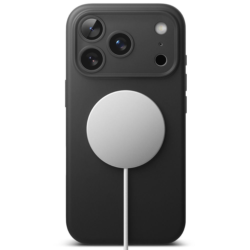 Ringke silikoninis MagSafe dėklas iPhone 17 Pro Max – juodas