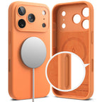 Ringke silikoninis MagSafe dėklas iPhone 17 Pro Max – oranžinis -- iPhone 17 Pro Max