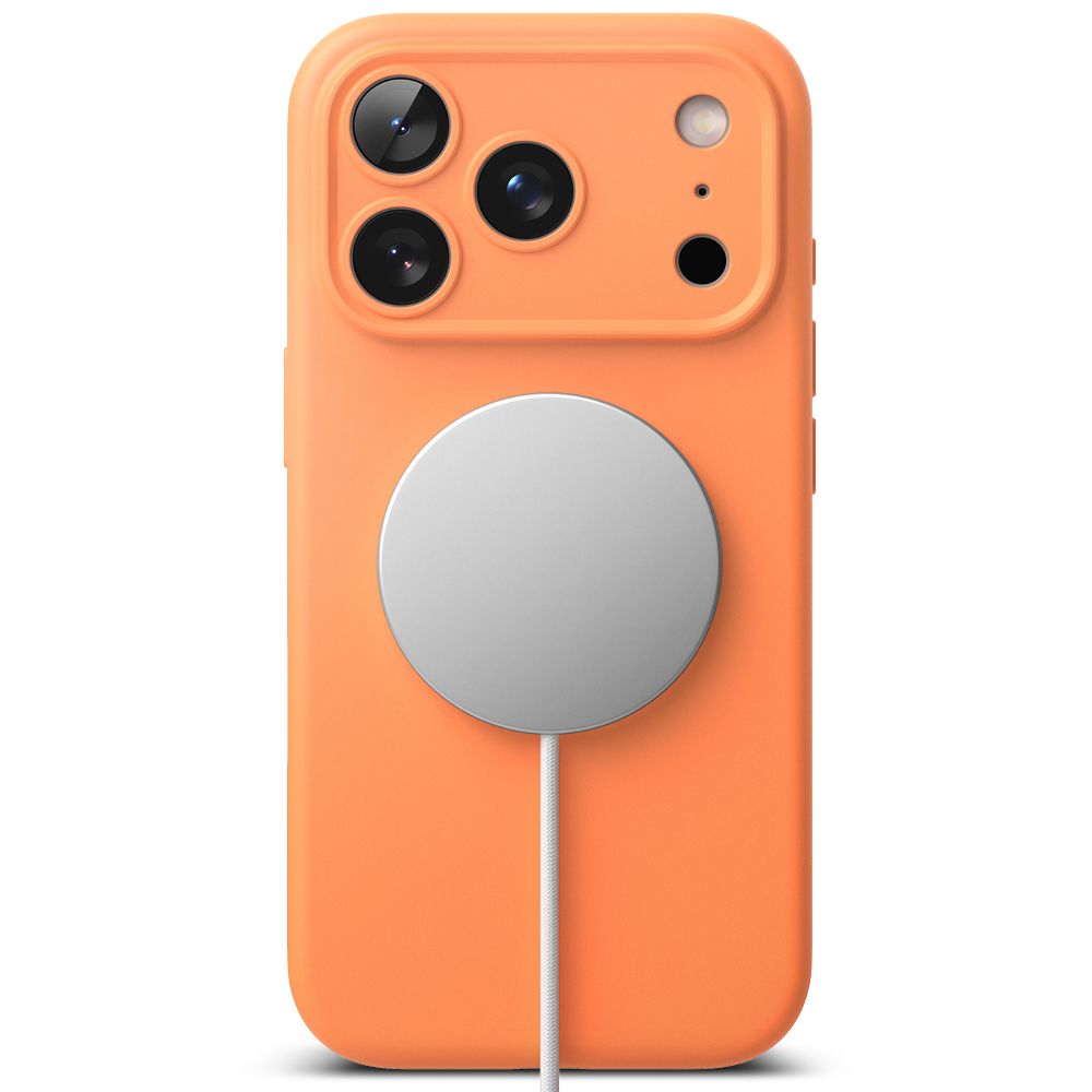 Ringke silikoninis MagSafe dėklas iPhone 17 Pro Max – oranžinis -- iPhone 17 Pro Max