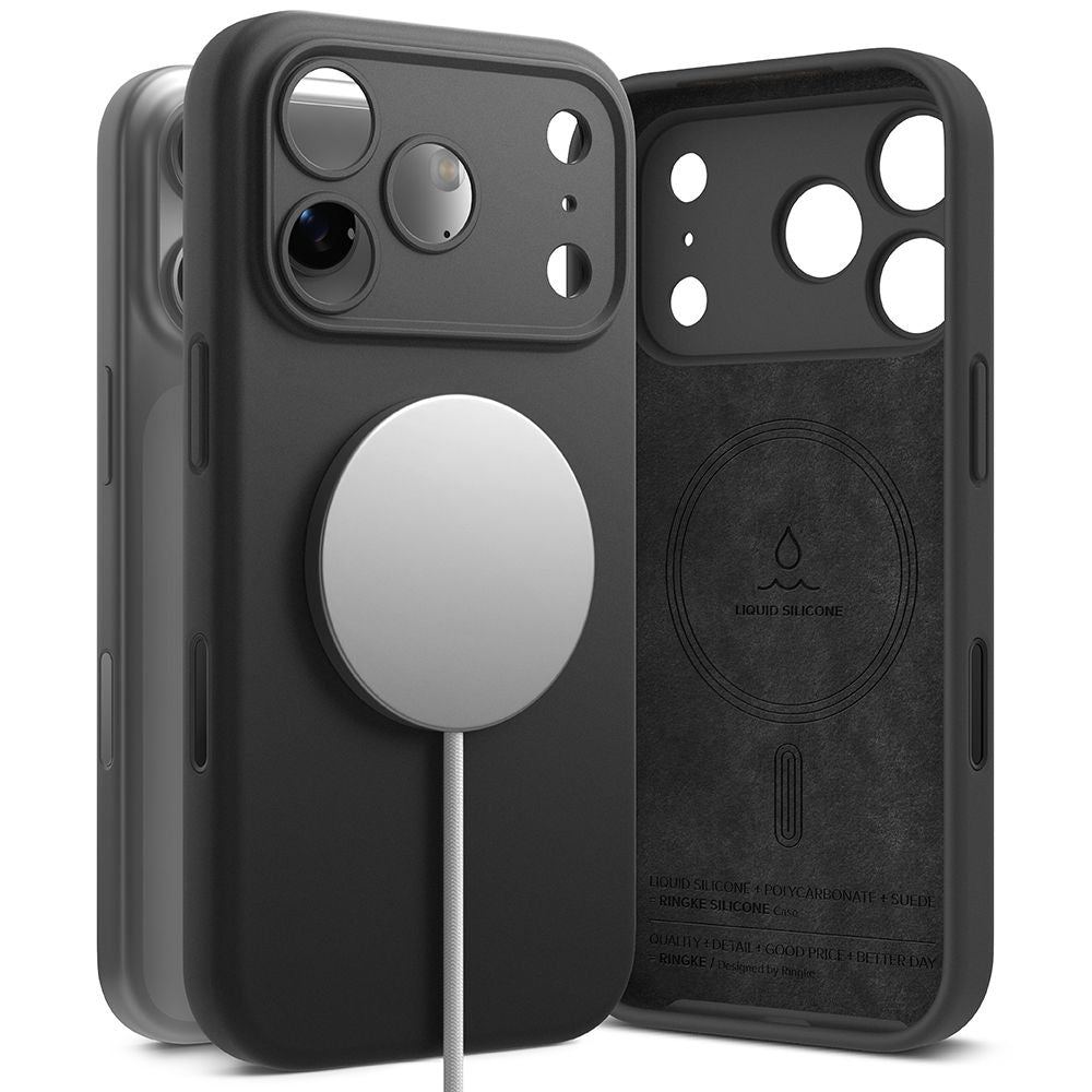 Ringke silikoninis MagSafe dėklas iPhone 17 Pro – violetinis -- iPhone 17 Pro