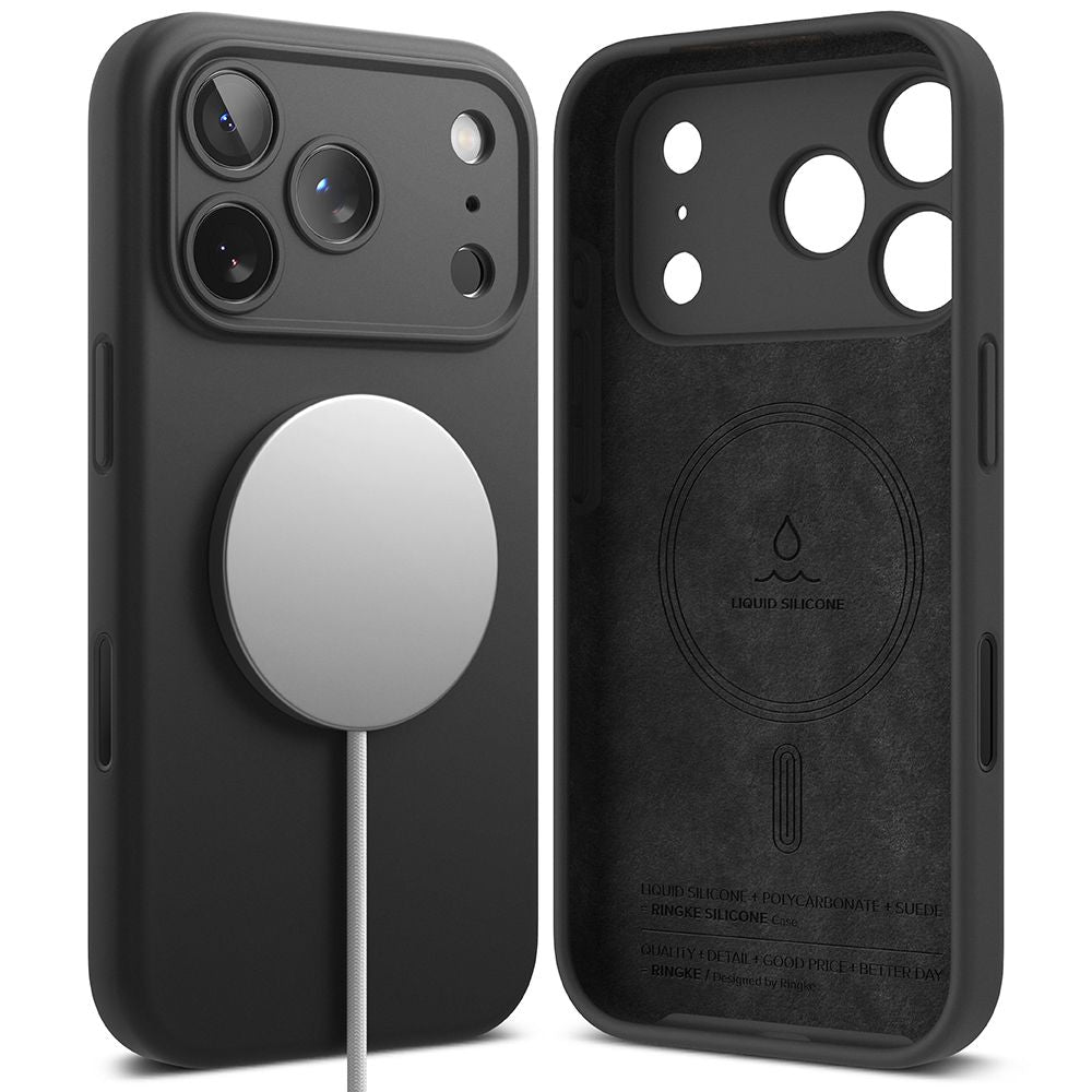Ringke silikoninis MagSafe dėklas iPhone 17 Pro – violetinis -- iPhone 17 Pro