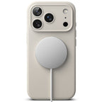 Ringke silikoninis MagSafe dėklas iPhone 17 Pro – smėlio -- iPhone 17 Pro