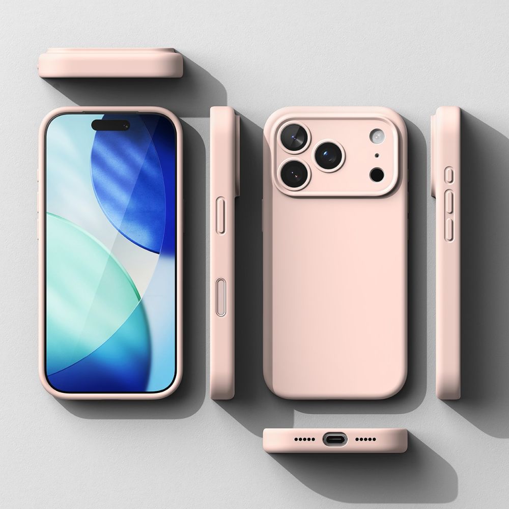 Ringke silikoninis MagSafe dėklas iPhone 17 Pro – rožinis -- iPhone 17 Pro