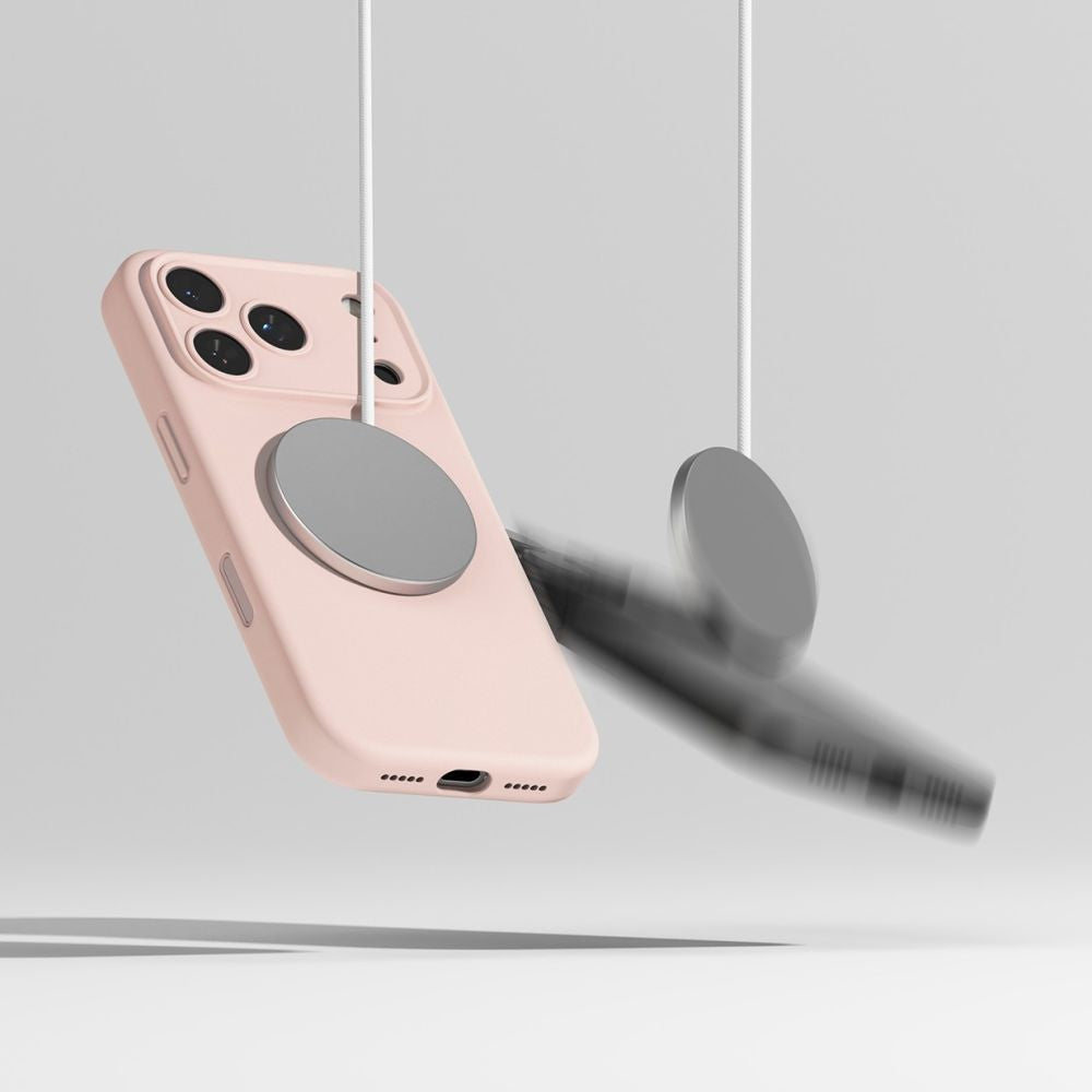 Ringke silikoninis MagSafe dėklas iPhone 17 Pro – rožinis -- iPhone 17 Pro