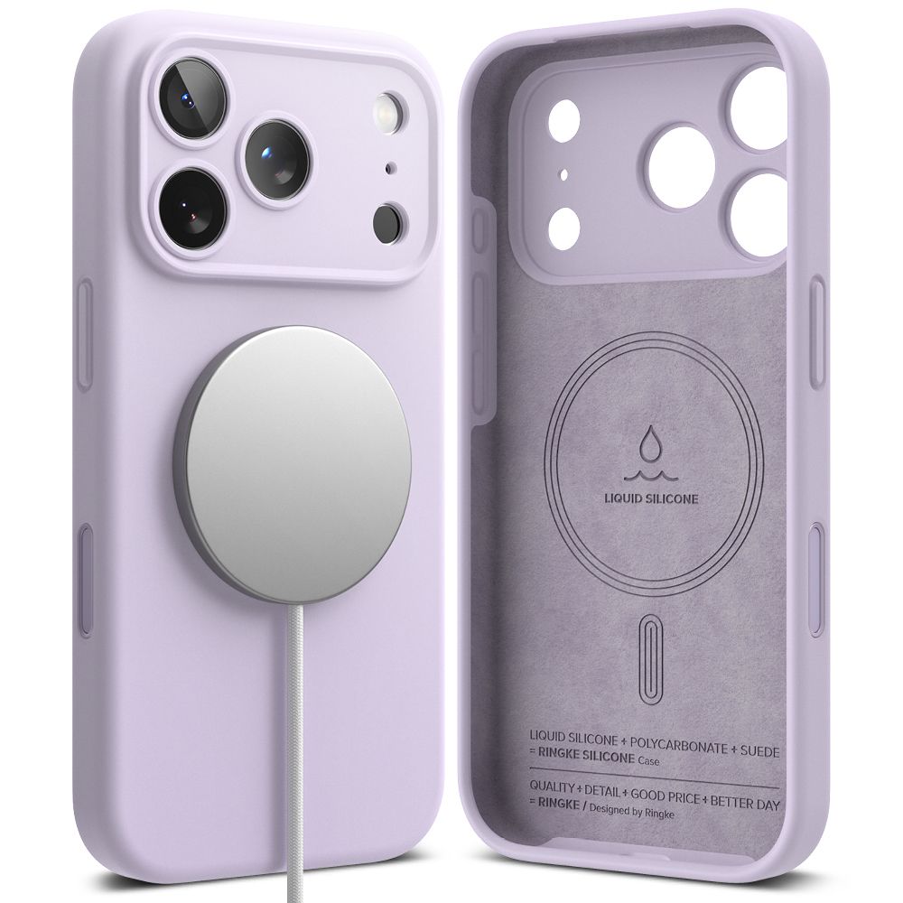 Ringke silikoninis MagSafe dėklas iPhone 17 Pro – juodas -- iPhone 17 Pro