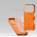 Ringke silikoninis magnetinis dėklas MagSafe iPhone 17 Pro - oranžinis -- iPhone 17 Pro