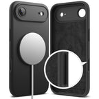 Ringke silikoninis MagSafe dėklas iPhone 17 Air – juodas -- iPhone 17 Air