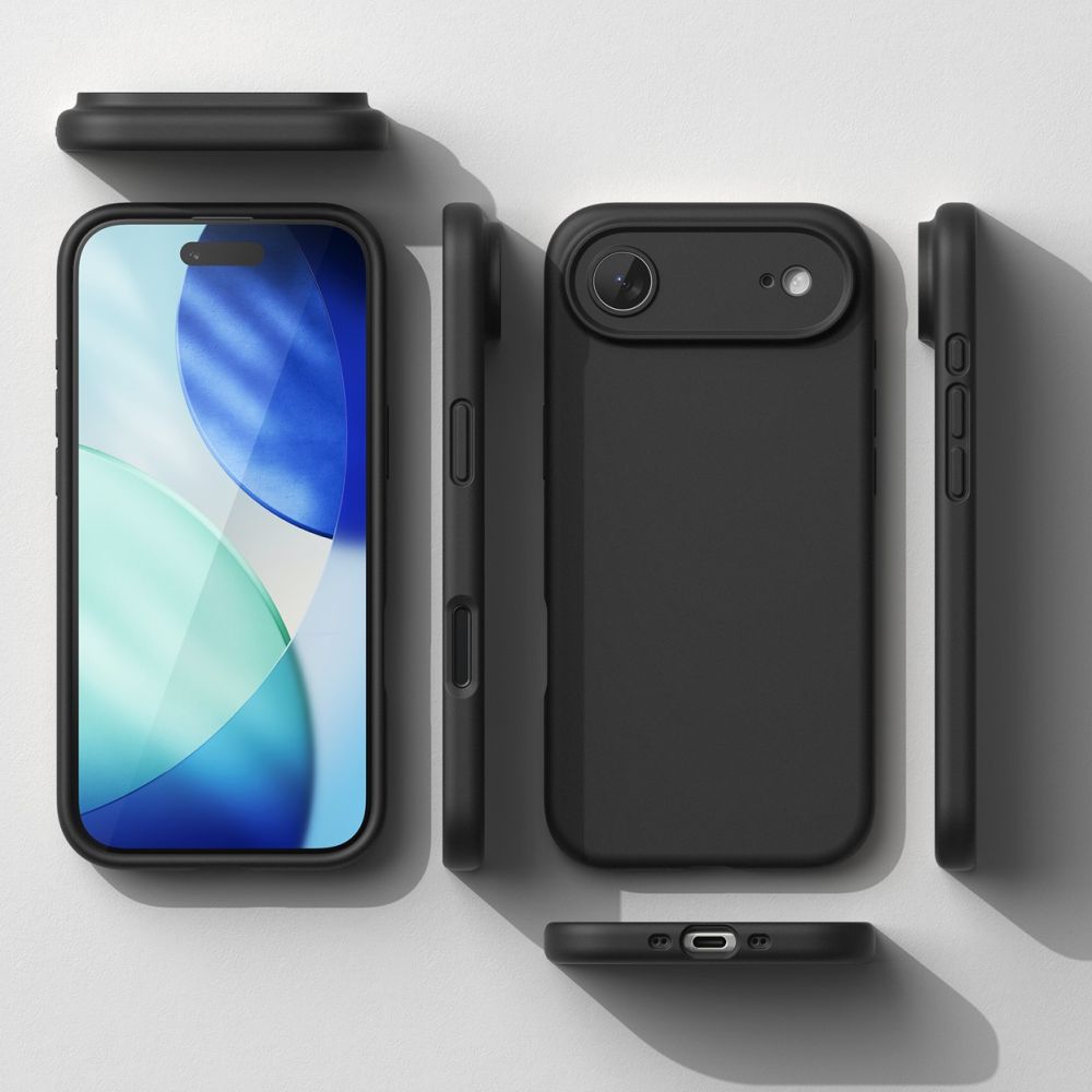 Ringke silikoninis MagSafe dėklas iPhone 17 Air – juodas -- iPhone 17 Air