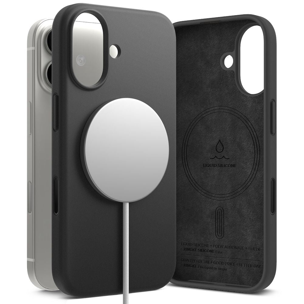 Ringke silikoninis MagSafe dėklas iPhone 17 – violetinis -- iPhone 17